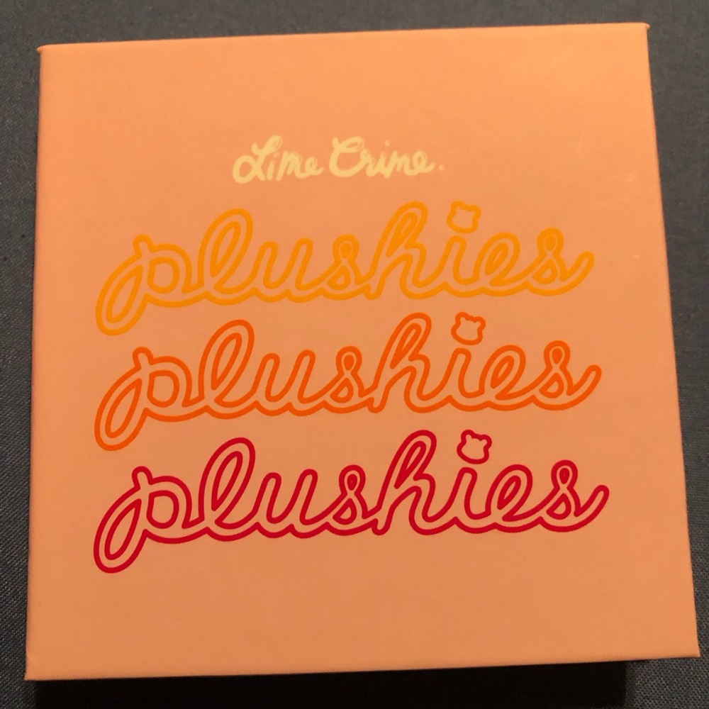 NEW Lime Crime plushies eyeshadow palette.